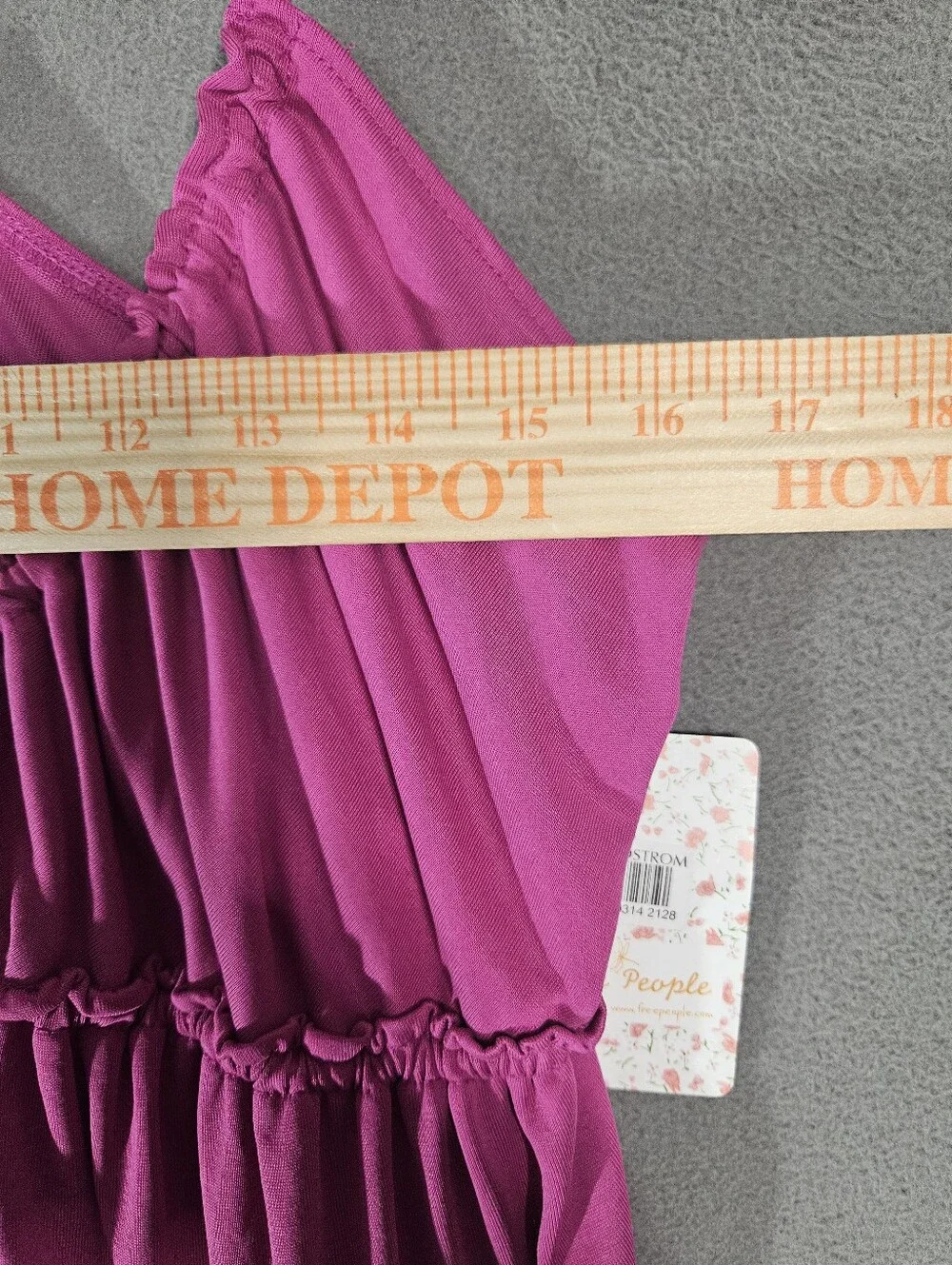 NWT Free People Sundrop Camisole Size Small Fusha Pink Strappy Oversized Tank